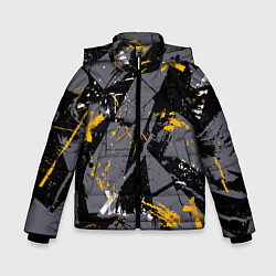 Куртка зимняя для мальчика Спортивный стиль, цвет: 3D-светло-серый