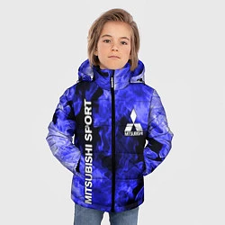Куртка зимняя для мальчика MITSUBISHI, цвет: 3D-светло-серый — фото 2
