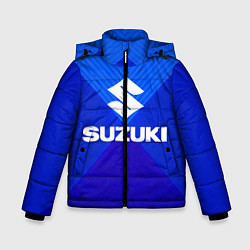 Куртка зимняя для мальчика SUZUKI, цвет: 3D-черный