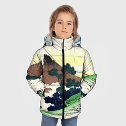 Куртка зимняя для мальчика ЯПОНИЯ, цвет: 3D-черный — фото 2