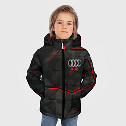 Куртка зимняя для мальчика AUDI, цвет: 3D-красный — фото 2