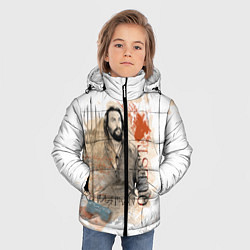 Куртка зимняя для мальчика AQUAMAN, цвет: 3D-светло-серый — фото 2