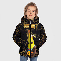 Куртка зимняя для мальчика Peely Fortnite, цвет: 3D-черный — фото 2