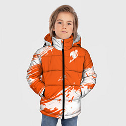 Куртка зимняя для мальчика Fairy Tail, цвет: 3D-черный — фото 2