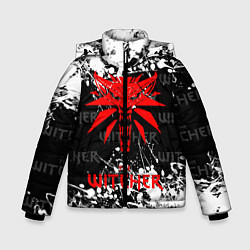 Куртка зимняя для мальчика The Witcher, цвет: 3D-красный