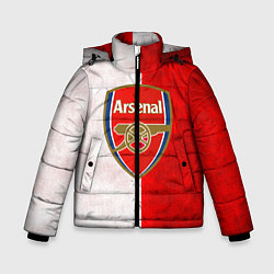 Куртка зимняя для мальчика FC Arsenal 3D, цвет: 3D-черный