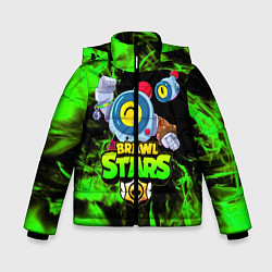 Куртка зимняя для мальчика BRAWL STARS NANI, цвет: 3D-черный