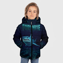 Куртка зимняя для мальчика Loot Shark Fortnite, цвет: 3D-черный — фото 2