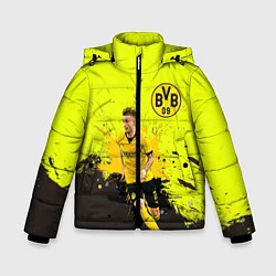 Куртка зимняя для мальчика Марко Ройс, цвет: 3D-черный