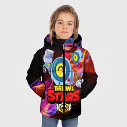 Куртка зимняя для мальчика БРАВЛ СТАРС НАНИ, цвет: 3D-черный — фото 2