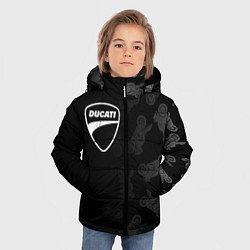 Куртка зимняя для мальчика DUCATI 1, цвет: 3D-черный — фото 2