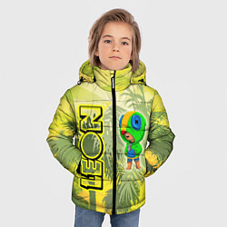 Куртка зимняя для мальчика Brawl STARS в лето, цвет: 3D-черный — фото 2