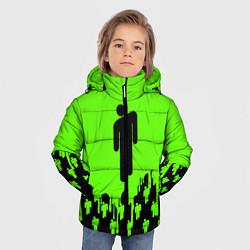 Куртка зимняя для мальчика BILLIE EILISH БИЛЛИ АЙЛИШ, цвет: 3D-черный — фото 2