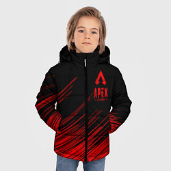 Куртка зимняя для мальчика Apex Legends, цвет: 3D-красный — фото 2