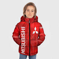 Куртка зимняя для мальчика MITSUBISHI, цвет: 3D-черный — фото 2