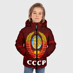 Куртка зимняя для мальчика СССР USSR, цвет: 3D-светло-серый — фото 2
