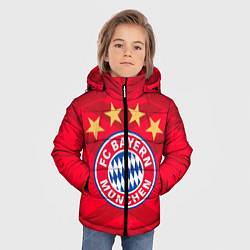 Куртка зимняя для мальчика BAYERN MUNCHEN, цвет: 3D-черный — фото 2