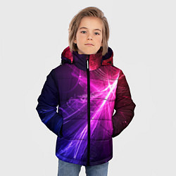 Куртка зимняя для мальчика Вихрь темной энергии, цвет: 3D-черный — фото 2