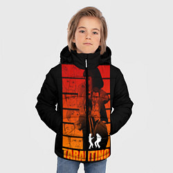 Куртка зимняя для мальчика Криминальное чтиво, цвет: 3D-светло-серый — фото 2