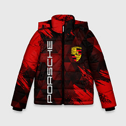 Куртка зимняя для мальчика PORSCHE, цвет: 3D-красный