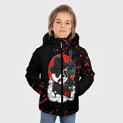 Куртка зимняя для мальчика Панда Мафиози, цвет: 3D-красный — фото 2