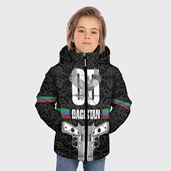 Куртка зимняя для мальчика Дагестан, цвет: 3D-черный — фото 2