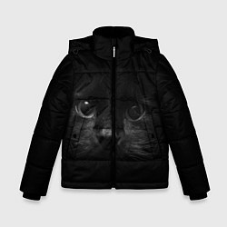 Зимняя куртка для мальчика Чёрный кот