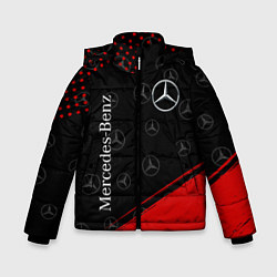 Куртка зимняя для мальчика MERCEDES МЕРСЕДЕС, цвет: 3D-черный