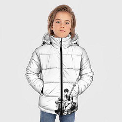 Куртка зимняя для мальчика Berserk, цвет: 3D-черный — фото 2