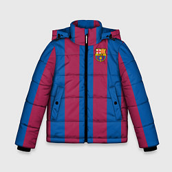 Куртка зимняя для мальчика FC Barcelona 2021, цвет: 3D-красный