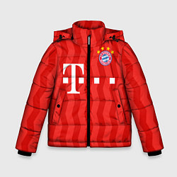 Куртка зимняя для мальчика FC Bayern Munchen униформа, цвет: 3D-светло-серый