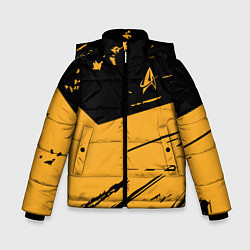 Куртка зимняя для мальчика Star Trek, цвет: 3D-черный