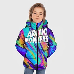 Куртка зимняя для мальчика ARCTIC MONKEYS, цвет: 3D-черный — фото 2