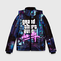 Куртка зимняя для мальчика GTA, цвет: 3D-светло-серый