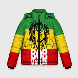 Куртка зимняя для мальчика Bob Marley, цвет: 3D-черный