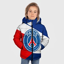 Куртка зимняя для мальчика PSG EXLUSIVE, цвет: 3D-черный — фото 2