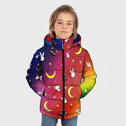 Куртка зимняя для мальчика SAILOR MOON, цвет: 3D-черный — фото 2
