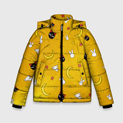 Куртка зимняя для мальчика СЕЙЛОР МУН, цвет: 3D-красный