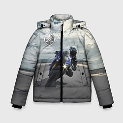 Куртка зимняя для мальчика Yamaha, цвет: 3D-светло-серый