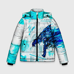 Куртка зимняя для мальчика CS GO HOWL ВОЙ, цвет: 3D-светло-серый