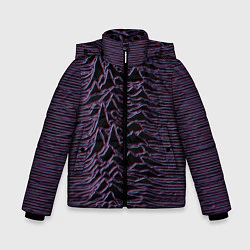 Куртка зимняя для мальчика Joy Division Glitch, цвет: 3D-светло-серый
