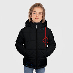 Куртка зимняя для мальчика DARK SOULS, цвет: 3D-светло-серый — фото 2