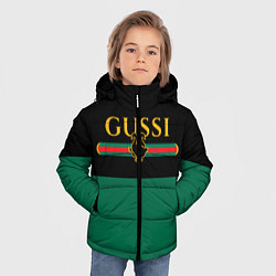 Куртка зимняя для мальчика GUSSI ГУСИ, цвет: 3D-черный — фото 2