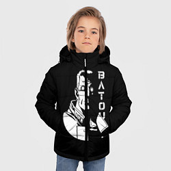 Куртка зимняя для мальчика Бато, цвет: 3D-черный — фото 2
