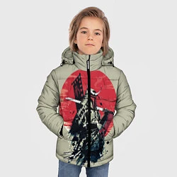 Куртка зимняя для мальчика Samurai man, цвет: 3D-черный — фото 2