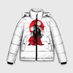 Куртка зимняя для мальчика Япония, цвет: 3D-светло-серый