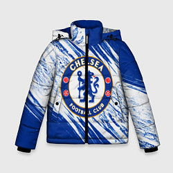 Куртка зимняя для мальчика Chelsea, цвет: 3D-черный