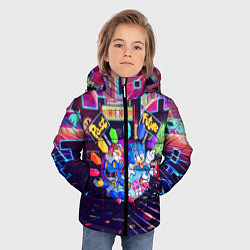 Куртка зимняя для мальчика SONIC RETRO, цвет: 3D-красный — фото 2
