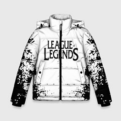Куртка зимняя для мальчика League of legends, цвет: 3D-светло-серый
