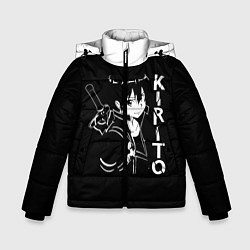 Куртка зимняя для мальчика Kirito, цвет: 3D-черный